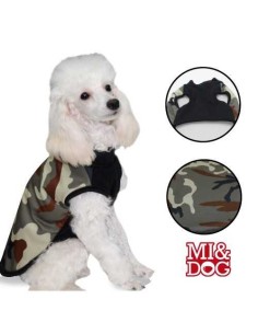 MI&DOG ABRIGO CAPA FELPADO CAMUFLAJE 