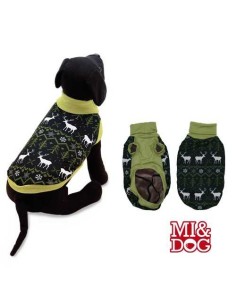 MI&DOG SUDADERA FELPADA CUELLO ALTO PUNTO 