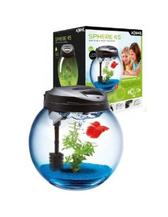 AQUAEL PECERA COMPLETA SPHERE NEGRO 