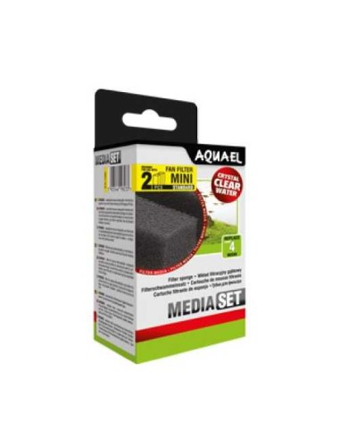 AQUAEL RECAMBIO ESPONJA FILTRO FAN MINI-PLUS - 2 UNID.