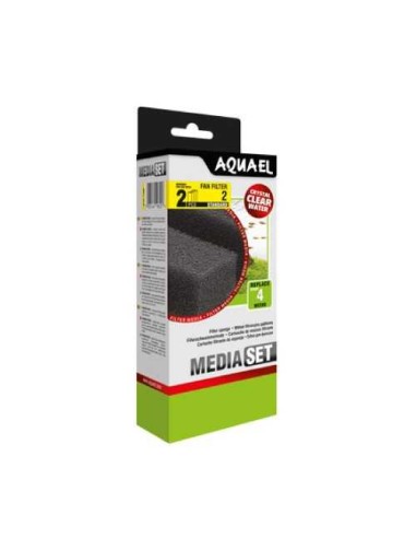 AQUAEL RECAMBIO ESPONJA FILTRO FAN-2-PLUS - 2 UNID.