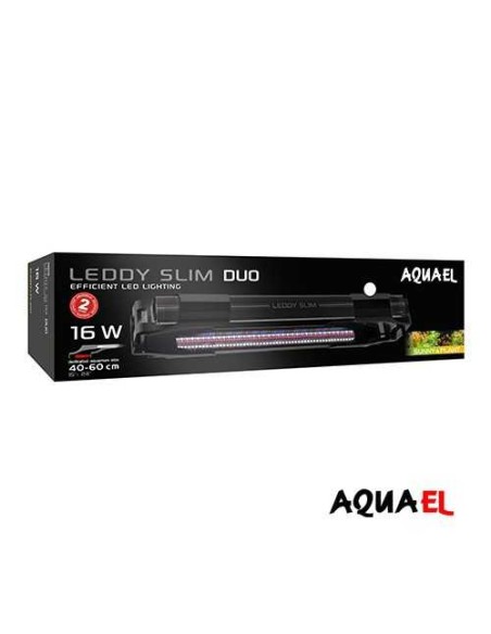 AQUAEL PANTALLA LEDDY SLIM DUO NEGRA SUNNY & PLANT  - 2