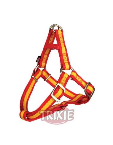 TRIXIE PETRAL NYLON COLORES ESPAÑA XS-S (30-40 CM X10 MM) S-M (40-50 CM X 15 MM) M-L (50-65CM X 20MM) - 2
