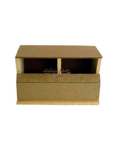 GALIAN COGASA COMEDERO PALOMAS EN MADERA-PANEL 2 - 2