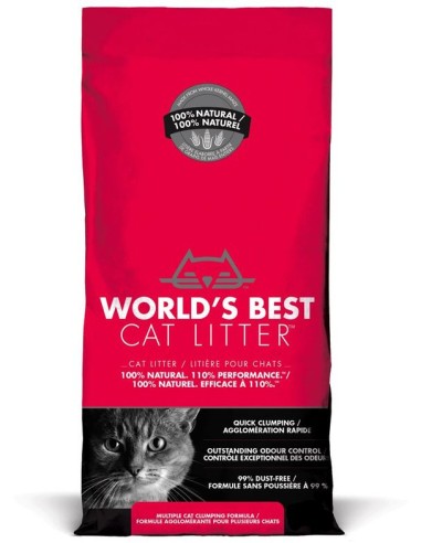 WORLD`S BEST CAT LITTER ARENA AGLOMERANTE VARIOS GATOS 12 7 KG 6 35 KG