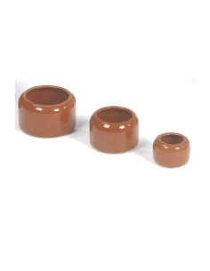 GALIAN COGASA COMEDERO CERÁMICA PARA PALOMOS 8 X 5 CM 10 X 5 5 CM - 2