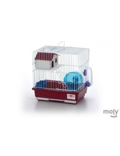MOLY JAULA HAMSTER N2 - 30 X 23 X 31 CM