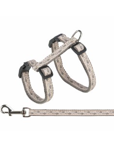TRIXIE ARNÉS PARA GATOS CON CORREA ESTAMPADO BEIGE 27 - 45 CM - 2