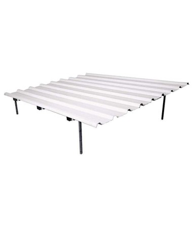 COPELE TECHO PARA BOXES DE PERROS 200 CM 150 CM CHAPA LACADA CHAPA LACADA - 2