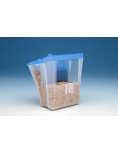 MOLDES AVE COMEDERO TULIPA PESTAÑA TAPADERA AZUL 