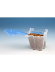 MOLDES AVE COMEDERO TULIPA PESTAÑA TAPADERA AZUL  2