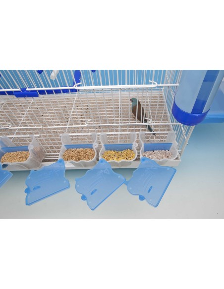 MOLDES AVE COMEDERO TULIPA PESTAÑA TAPADERA AZUL  - 3