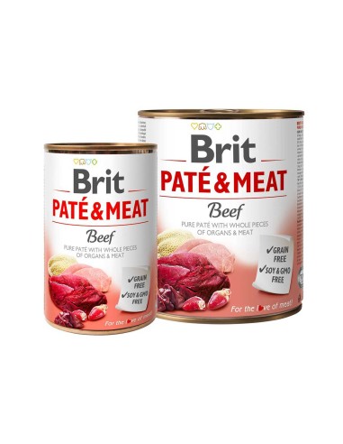 BRIT PATE & MEAT TERNERA 400 GR 800 GR - 2
