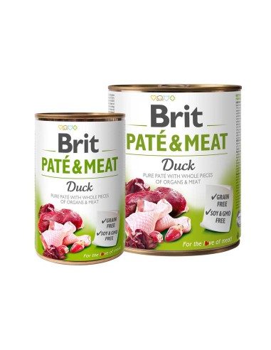 BRIT PATE & MEAT PATO - Tamaño: 400 gr