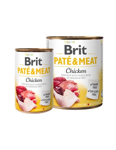 BRIT PATE & MEAT POLLO 400 GR 800 GR