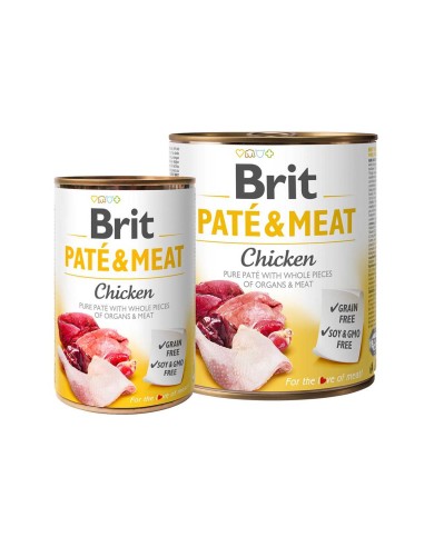 BRIT PATE & MEAT POLLO 400 GR 800 GR - 2