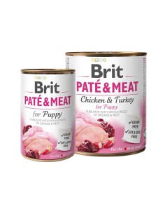 BRIT PATE & MEAT CACHORROS 400 GR 800 GR - 2