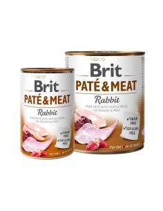 BRIT PATE & MEAT CONEJO 400 GR 800 GR - 2