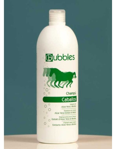 BUBBLES CHAMPÚ CABALLOS ALOE & BIOTINA 1 LITRO - 2