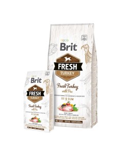 BRIT FRESH TURKEY & PEA LIGHT FIT 12 KG 2 5 KG - 2