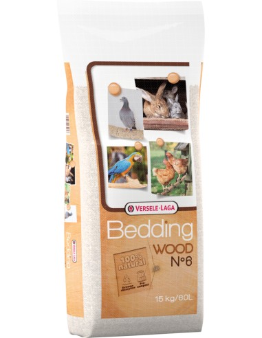 VERSELE LAGA BEDDING WOOD Nº6 LECHO DE HAYA 15 KG - 2