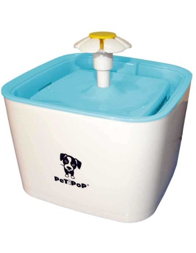 PETIPOP BEBEDERO FUENTE CON FLOR 