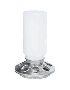 COPELE COMEDERO DE PLÁSTICO Y CHAPA PARA AVES 1 KG - 2