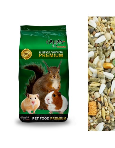 GALIAN COGASA MIXTURA HAMSTER Y ARDILLAS GALIAN 4 KG 20 KG 800 GR (BOLSA) 800 GR (CUBO) - 3