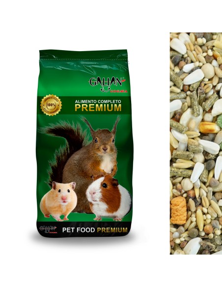 GALIAN COGASA MIXTURA HAMSTER Y ARDILLAS GALIAN 4 KG 20 KG 800 GR (BOLSA) 800 GR (CUBO) - 3
