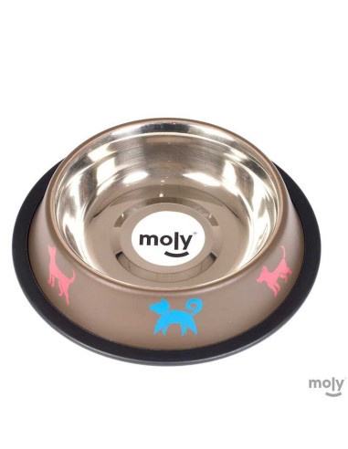 MOLY COMEDERO ACERO ANTI-DES DRAW MASCOTAS