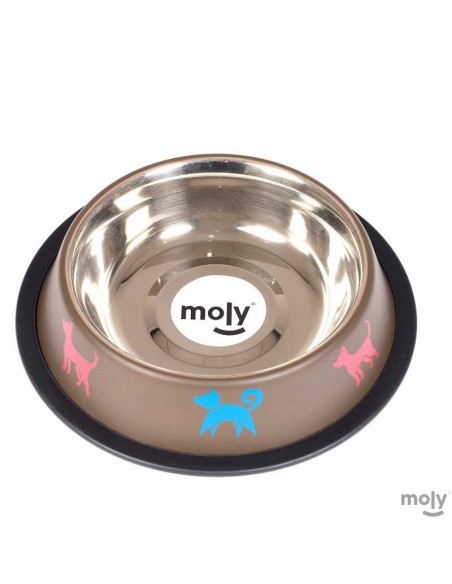MOLY COMEDERO ACERO ANTI-DES DRAW MASCOTAS