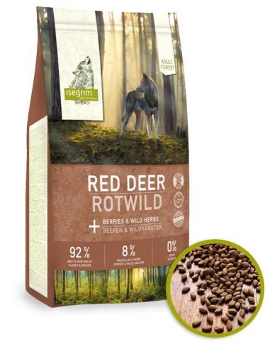 ISEGRIM ADULT RED DEER - CIERVO CON BAYAS 3 KG 12 KG - 2