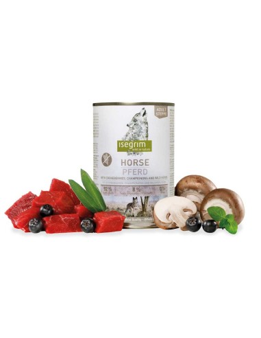 ISEGRIM ADULT STEPPE HORSE - EQUINO, ARONIA Y CHAMPIÑONES 400 GR 800 GR - 2