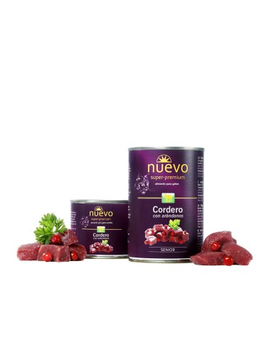 NUEVO SENIOR CORDERO PARA GATOS - 200 GR 3 UNIDADES 1 UNIDAD 6 UNIDADES - 2