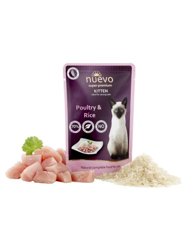 NUEVO JUNIOR AVE Y ARROZ PARA GATOS - 85 GR 1 UNIDAD 4 UNIDADES 8 UNIDADES 16 UNIDAD - 2