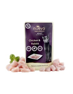 NUEVO ADULTO POLLO Y CONEJO PARA GATOS - 85 GR 1 UNIDAD 4 UNIDADES 8 UNIDADES 16 UNIDAD - 2