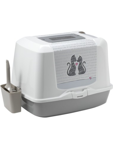 MODERNA ASEO PARA GATOS CATS IN LOVE 38 8 X 50 2 X 37 5 CM - 4