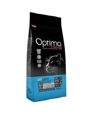 OPTIMA NOVA CAT LIGHT POLLO Y ARROZ - 2 KG 2 KG - 2