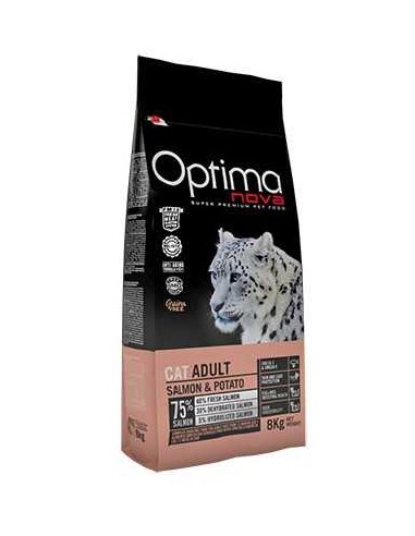 OPTIMA NOVA CAT ADULT SALMÓN Y PATATA - 2 KG 2 KG - 2