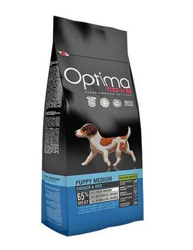 OPTIMA NOVA PUPPY MEDIUM POLLO Y ARROZ 2 KG 12 KG - 2