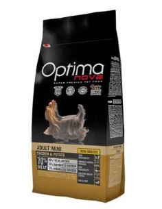OPTIMA NOVA ADULT MINI POLLO Y PATATA 2 KG 8 KG 800 GR - 2