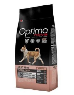 OPTIMA NOVA ADULT MINI SALMÓN Y PATATA 2 KG 8 KG 800 GR - 2