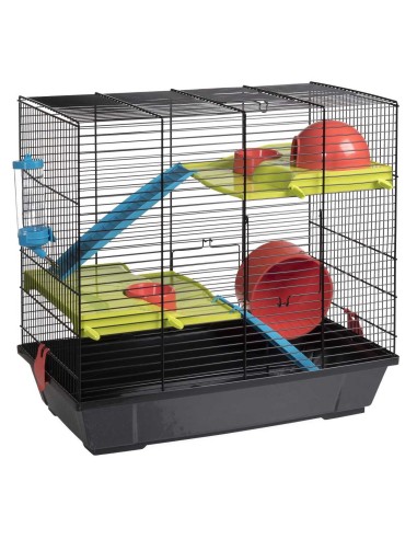 VOLTREGÀ JAULA VOLTREGA 949 HAMSTER NEGRA - 28 X 50,5 X 47 CM 28 X 50 5 X 47 CM - 2