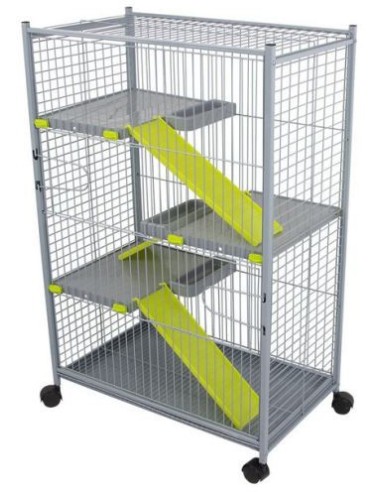 VOLTREGÀ JAULA VOLTREGA 492 GRANDES ROEDORES - 41 X 70 X 60 CM 41 X 70 X 106 CM - 2