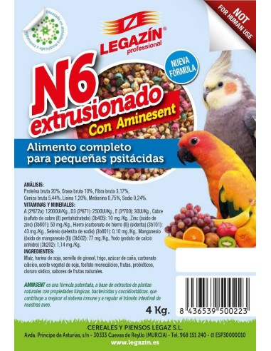 LEGAZÍN PIENSO N6 EXTRUSIONADO