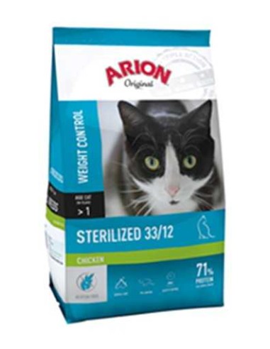 ARION ORIGINAL CAT STERILIZED CHICKEN 33/12 2 KG 7 5 KG