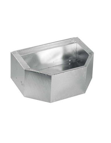 COPELE COMEDERO DE CHAPA GALVANIZADA PARA CABALLOS NORMAL - 2