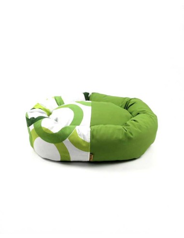 THEPETLOVER CUNA-DONUT AROS VERDES