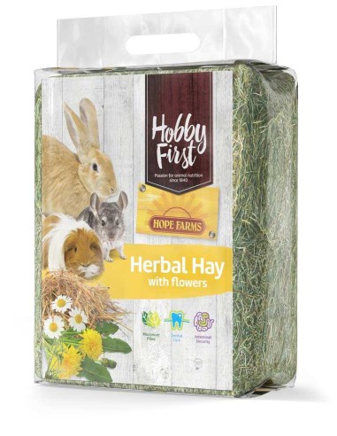 HOBBYFIRST HOPE FARMS HOBBYFIRST HENO HERBAL HAY CON FLORES - 1 KG 1 KG