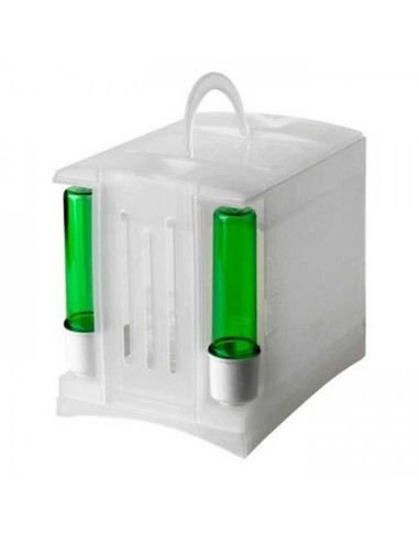 2G-R TRANSPORTÍN DE PLÁSTICO CON BEBEDERO SECONDINO 